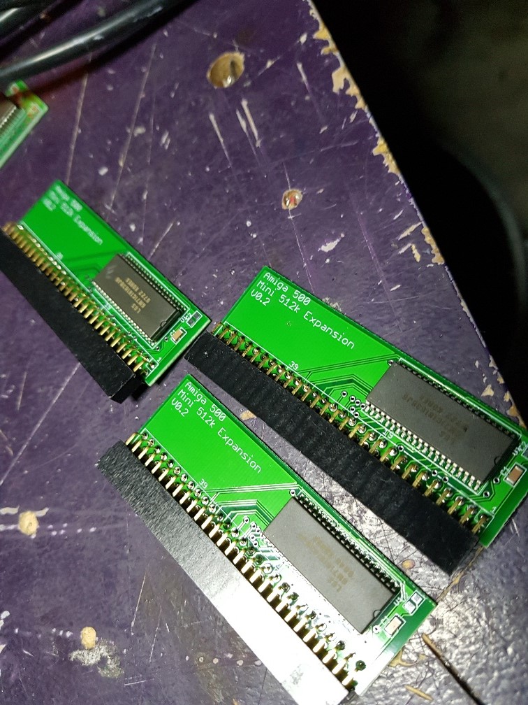 Commodore Amiga 500 500+ 512k Trapdoor memory expansion